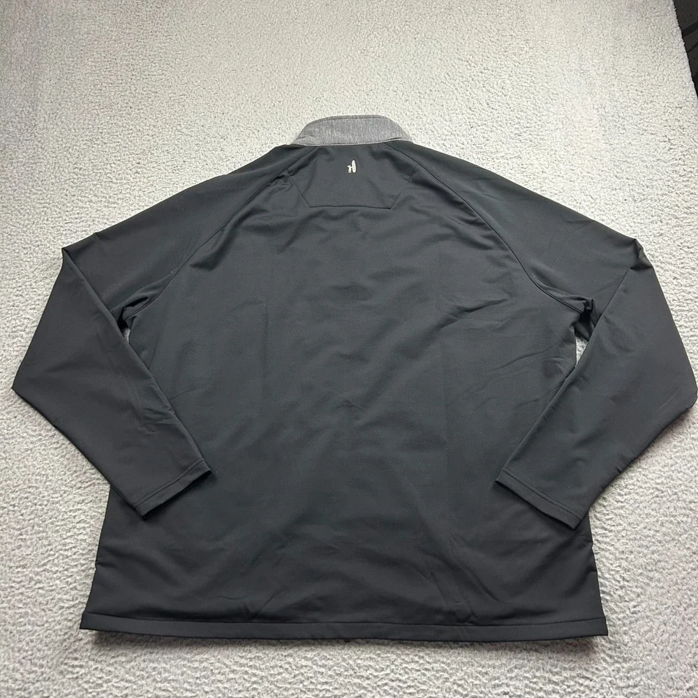 NEW Johnnie O Jacket Mens XL Gray Stinger Full Zip Golf Performance Comp Logo